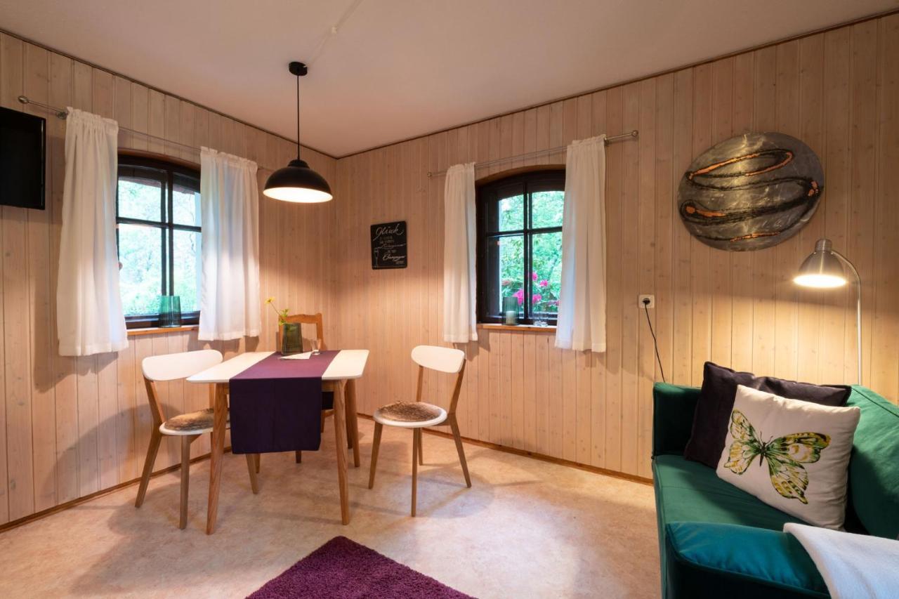 فالدزاسن Ferienhaus Am Alten Bahndamm المظهر الخارجي الصورة